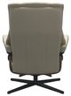 Stressless® by Ekornes® Customizable Mayfair Medium Manual Recliner and Ottoman with Cross Base-3