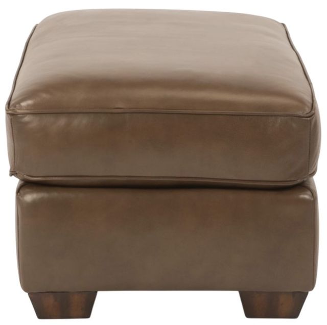 Flexsteel® Thornton Brown Cocktail Ottoman-2