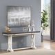 Coast2Coast Home™ Belsey Cream Console Table with Gray Flip Top-1