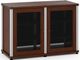 Salamander Designs® Synergy Model 323 AV Cabinet-Dark Walnut/Aluminum-0