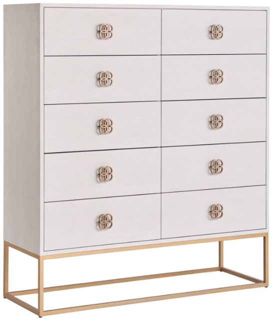 Universal Explore Home™ Love. Joy. Bliss. Miranda Kerr Home Peony Alabaster Drawer Chest-0