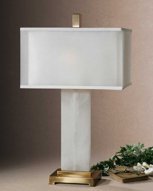 Uttermost® Athanas White Table Lamp-1