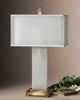 Uttermost® Athanas White Table Lamp-1