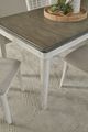 American Woodcrafters Beach Comber 7-Piece Brown/Weathered White Dining Table Set-4