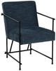 Nest Home Collections Seth Black Iron/Devotion Denim Dining Chair-0
