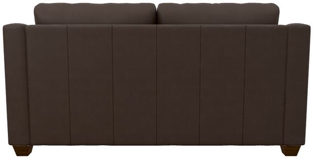 La-Z-Boy® Charlie Cognac Leather Apartment-Size Sofa-4