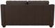 La-Z-Boy® Charlie Cognac Leather Apartment-Size Sofa-4