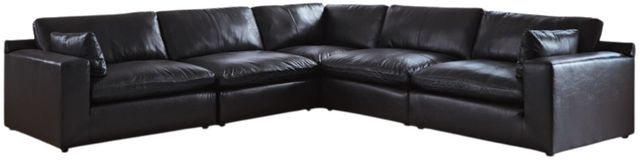Signature Design by Ashley® Emilia 5-Piece Black Modular Sectional-0