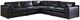 Signature Design by Ashley® Emilia 5-Piece Black Modular Sectional-0