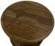 International Furniture Direct Balam Stained Brown Round Chairside Table-2