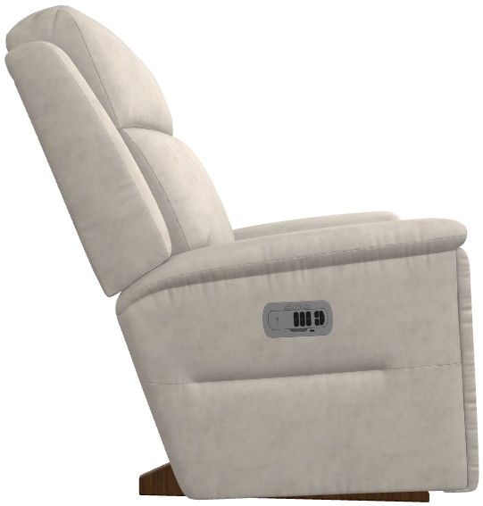 La-Z-Boy® Ace Oyster Power Rocking Recliner with Headrest-3