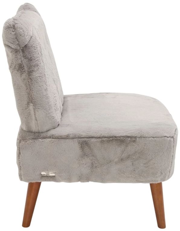 Michael Amini® A La Carte Gray/Capri Kitten Armless Chair-3