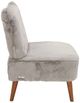 Michael Amini® A La Carte Gray/Capri Kitten Armless Chair-3