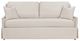 Fairfield® Customizable Kelly Skirted Sofa with Two Knife-Edge Backs over One Seat-1