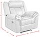 Elements International Sorrento Charcoal Manual Glider Recliner-2