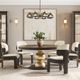 Michael Amini® West Kensington Medium Espresso Round Dining Table-1