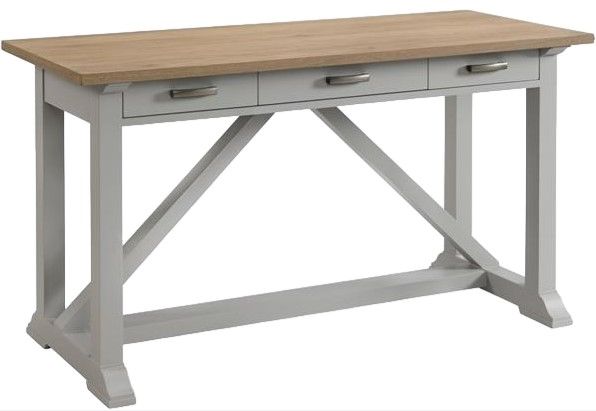 Riverside Furniture Osborne Gray Skies/Timeless Oak Writing Desk-0