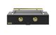 Caliber™ Rockwell Social 42" Matte Black Built-In Liquid Propane Outdoor Griddle with Brass Hardware-0
