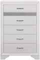 Homelegance® Luster Silver/White Glitter Chest-2