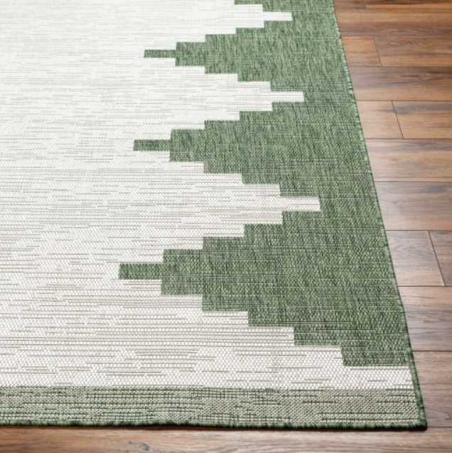 Surya Eagean Gray/Green 4'x6' Area Rug-1