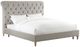 TOV Furniture Putnam Grey Velvet Queen Bed-2