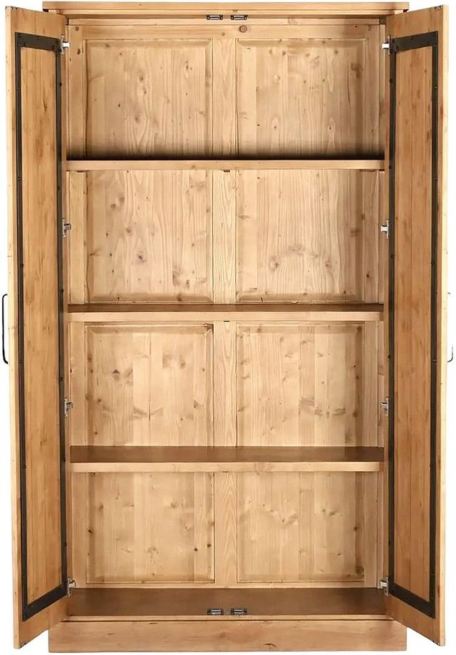 Moe's Home Collection Tade Honey Pine Tall Cabinet-3