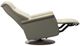 Stressless® by Ekornes® Customizable Max Leather Small Power Recliner with Moon Wood Base-1