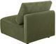 Coaster® Elysia Chenille Green Upholstered Modular Armless Chair-5