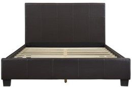 Mazin Furniture Lorenzi Brown Queen Bed-2