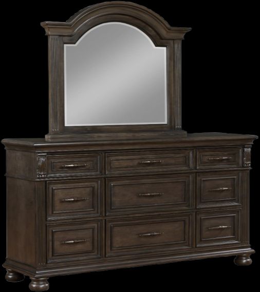 New Classic® Home Furnishings Balboa Walnut Dresser Mirror-3