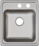 Elkay Lustertone® Classic Lustrous Satin 17" x 20" x 6" MR2-Hole Single Bowl Drop-In ADA Sink-0