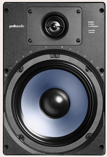 Polk Audio® RCi Series 8" Matte White In-Wall Speaker-1