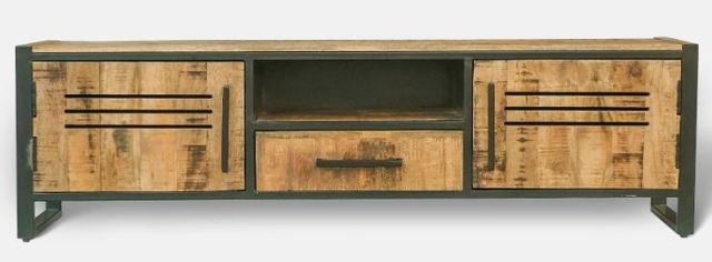 Jaipur Furniture Frais Black/Brown Large TV Unit-1