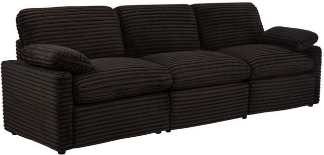 Coaster® Collins 3-Piece Chocolate Brown Modular Power Sofa-0
