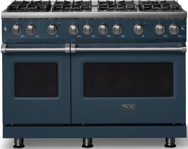 Viking® 5 Series 48" Squall Pro Style Gas (NG) Range with Polished Chrome Trim-0