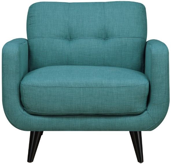 Elements International Hadley Heirloom Teal Accent Chair-1