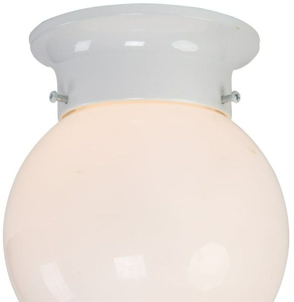 YHD White 5'' Incandescent Flush Mount Lighting-3