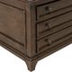 Liberty Furniture Arden Road Glass Top Cocktail Table with Satin Cherry Base-3