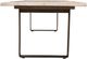 Moe's Home Collection Wilks Beige Dining Table with Black Iron Legs-2