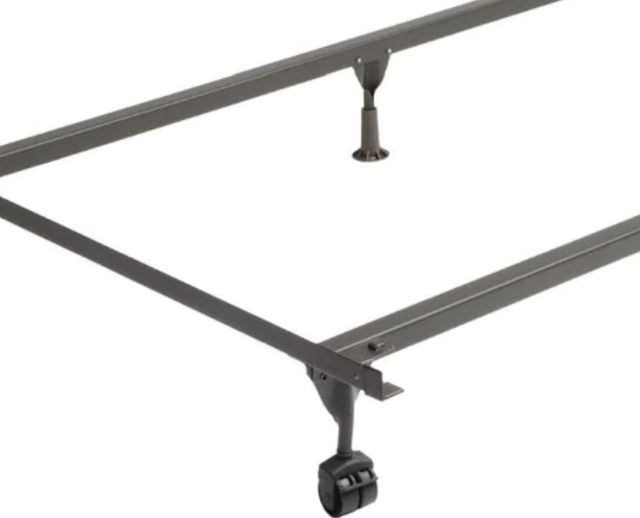 Rize Home Deluxe Twin/Full/Queen Bed Frame with Rug Roller and 5 Legs-1