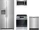 Frigidaire® 4 Piece Stainless Steel Gas Kitchen Package-0