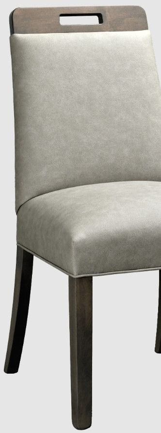 Country View Woodworking Customizable Camille Side Chair with Brown Maple Legs-1