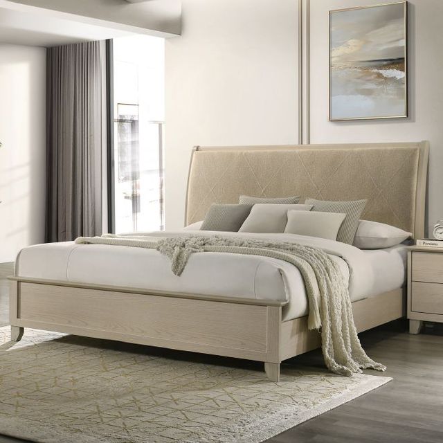 New Classic® Home Furnishings Loxley Sandwash Queen Panel Bed-1