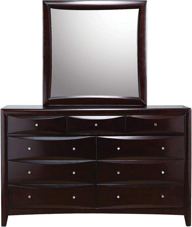Coaster® Phoenix 4-Piece Deep Cappuccino King Bedroom Set-2