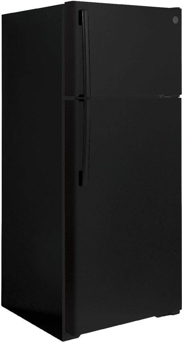 GE® 28" 17.5 Cu. Ft. Black Top Freezer Refrigerator-3