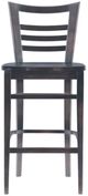 Linon Brit 2-Piece Brown Bar Stool-3