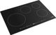 Fulgor Milano® 700 Series 30" Black Induction Cooktop with Brushed Aluminum Trim-4