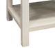 Elements International Avalanche Antique White End Table-1