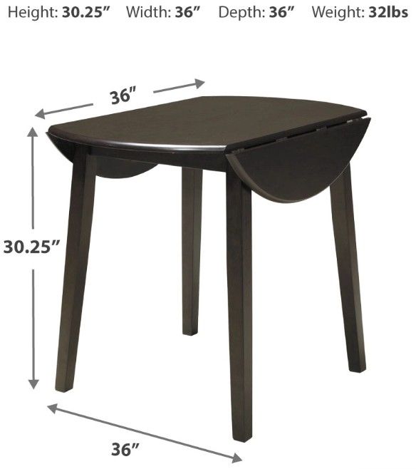 Signature Design by Ashley® Hammis Dark Brown Dining Table-1