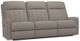 La-Z-Boy® Finley Pewter Leather Power Wall Reclining Sofa with Headrest-0